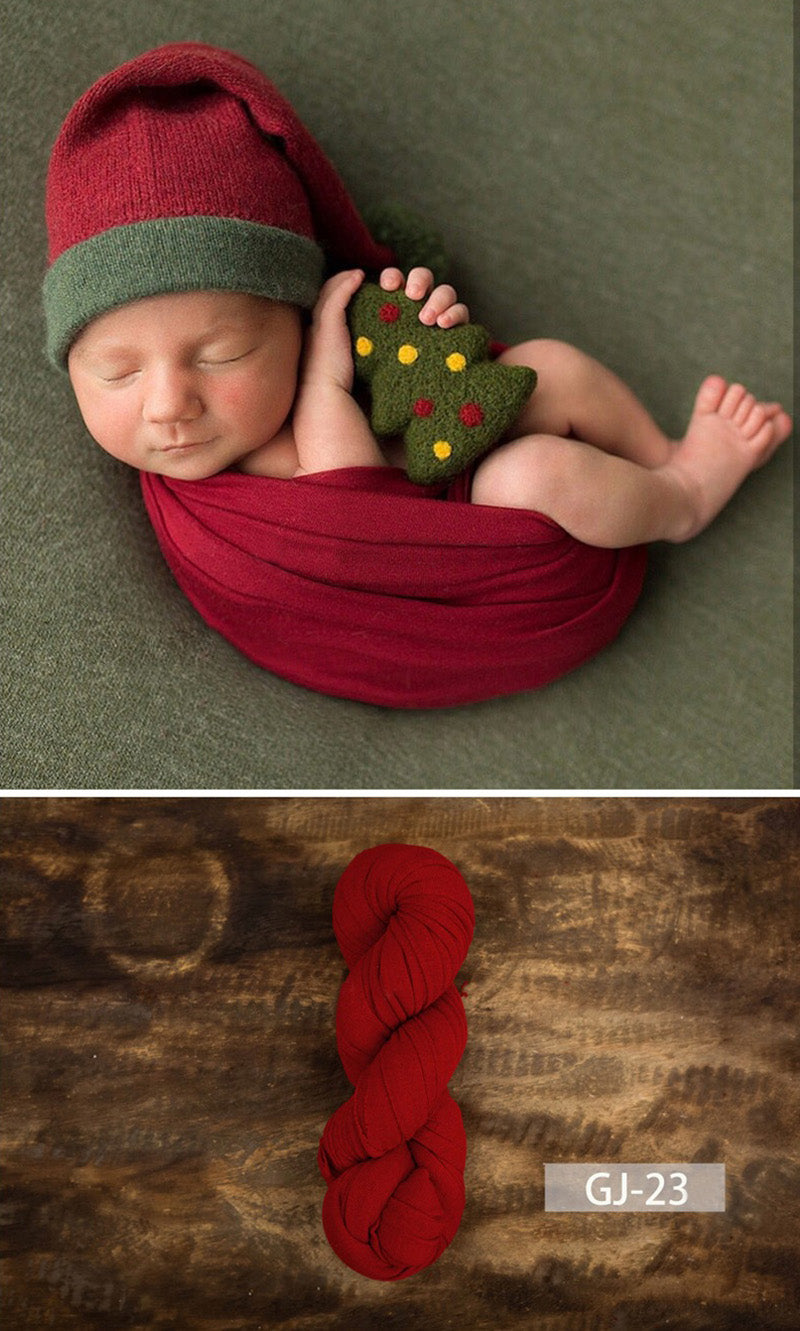 Neugeborenen-Fotografie Unifarbenes, weiches Garntuch GJ
