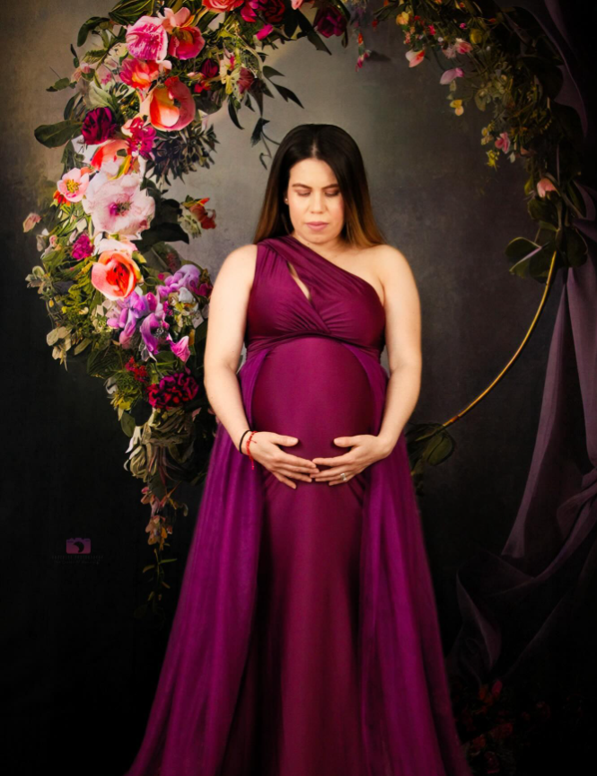 Hängende Girlande Floraler Abstrakter Hintergrund M5-69