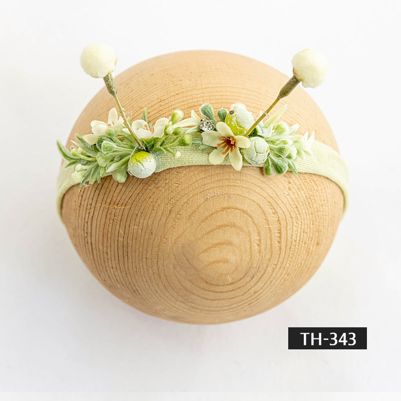 Neugeborenenfotografie Kunstblumen-Stirnband Haarschmuck TH3