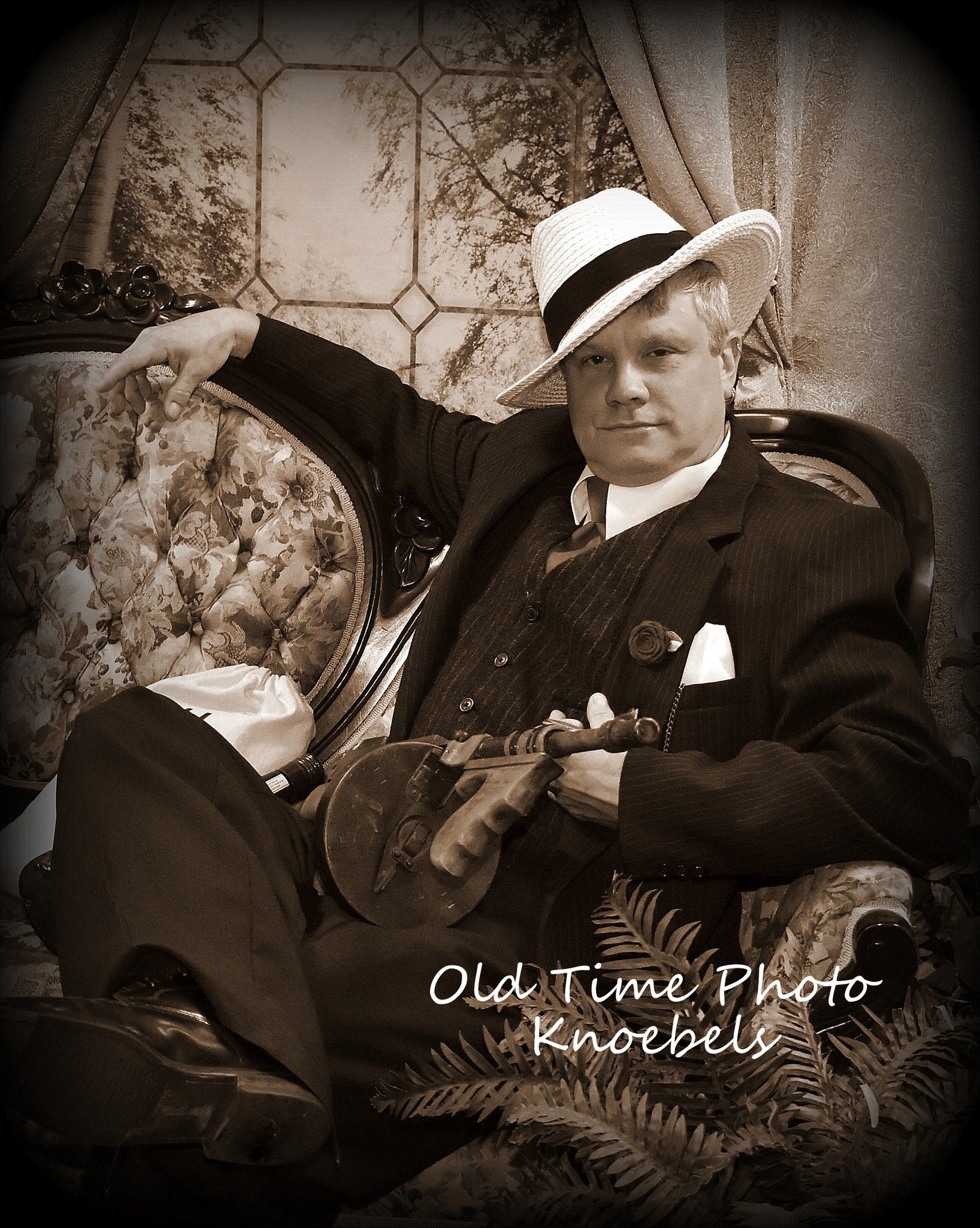 Vorhang Fenster Classic Huas Innenansicht Fotostudio Hintergrund MR-2179