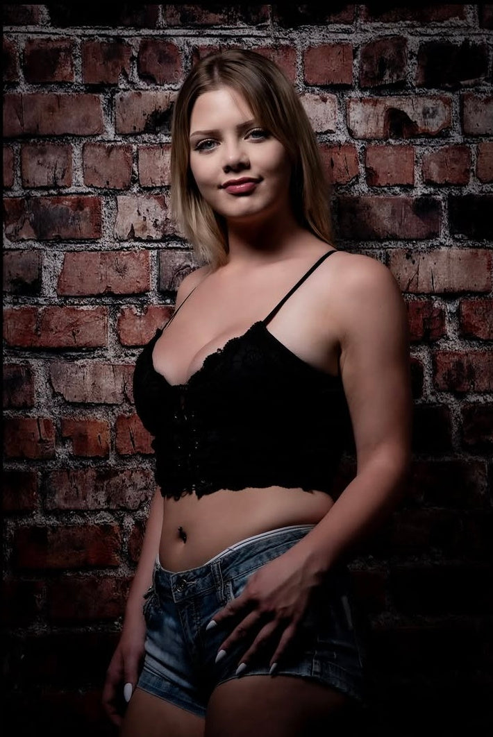 Grunge Backsteinmauer Fotografie Studio Hintergrund KAT-191