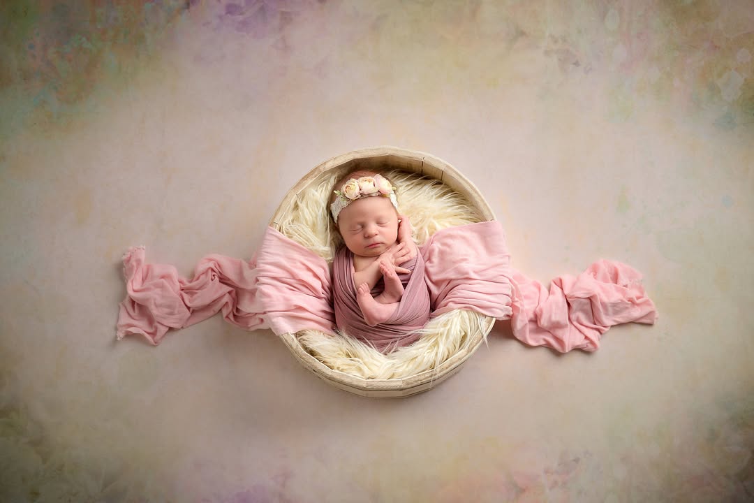 Braun Abstrakt Blume Portrait Fotografie Hintergrund für Studio F-2366