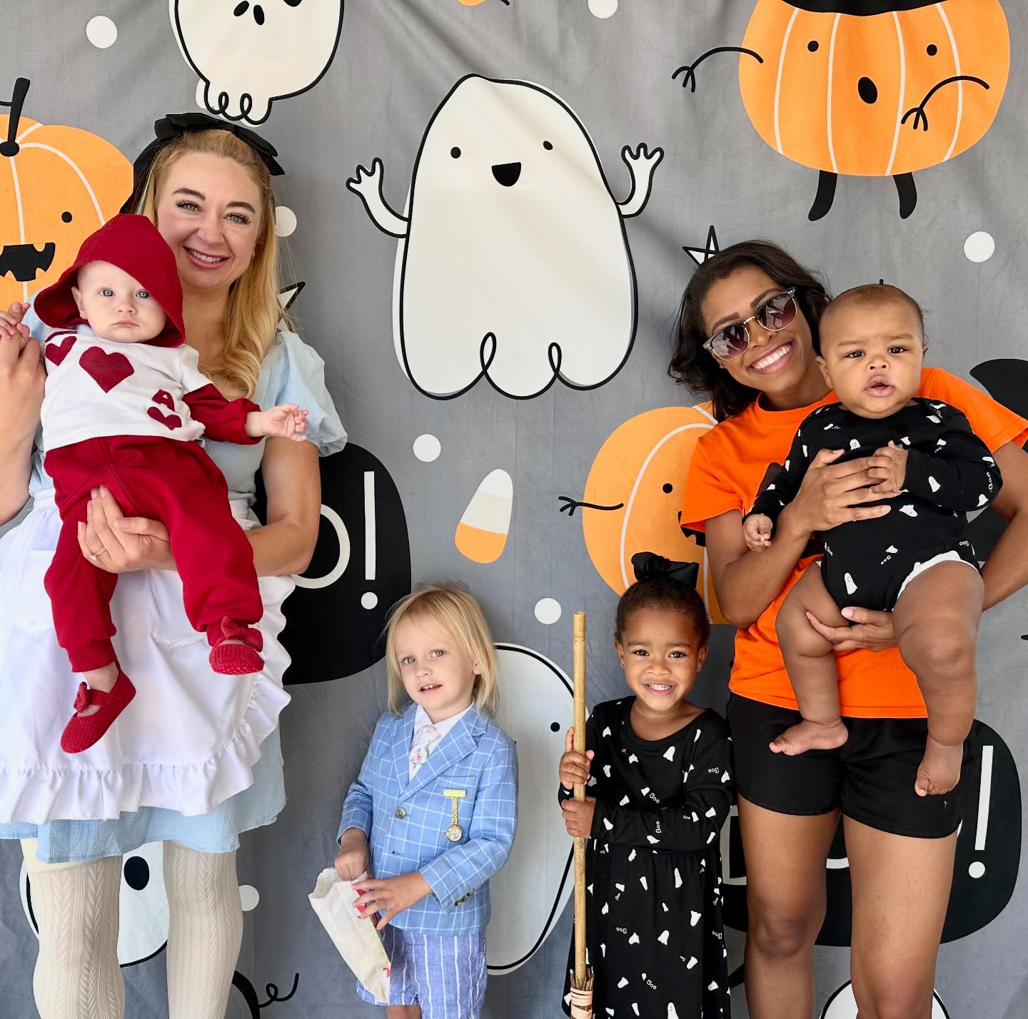 Halloween Cartoon Kürbis Geist Süßigkeits Hintergrund M6-137