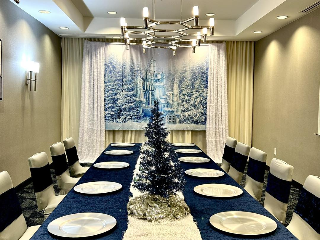 Wunderland Magie Eis Schloss Winterkulisse D852