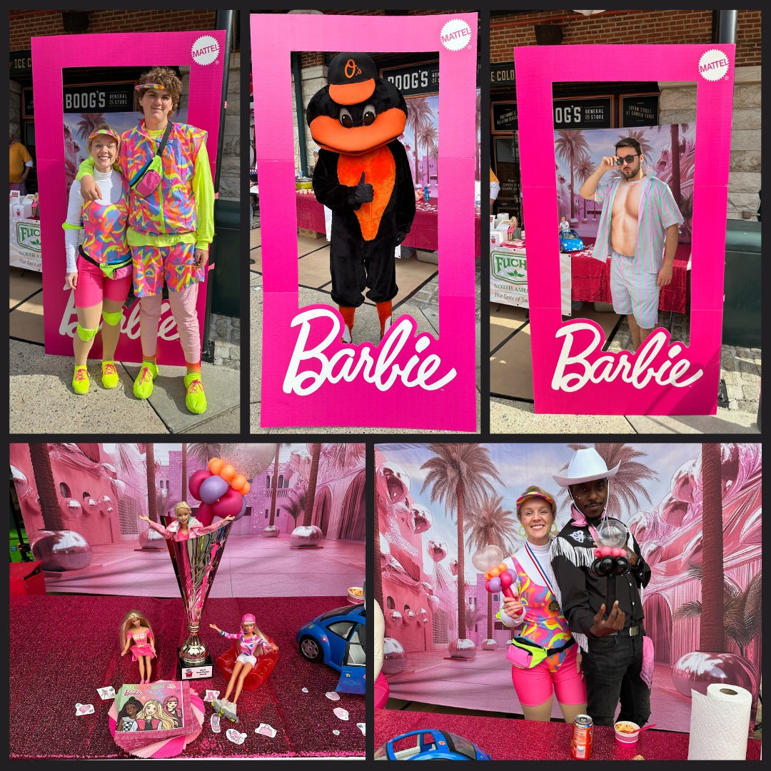 Modepuppe Rosa Prinzessin Strandhaus Hintergrund M7-96