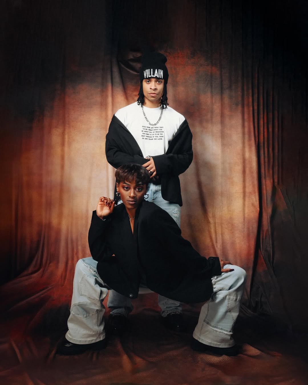 Vintage Braun Gelb Abstrakte Verschwommene Fotografie Kulisse für Portraitaufnahmen SH698