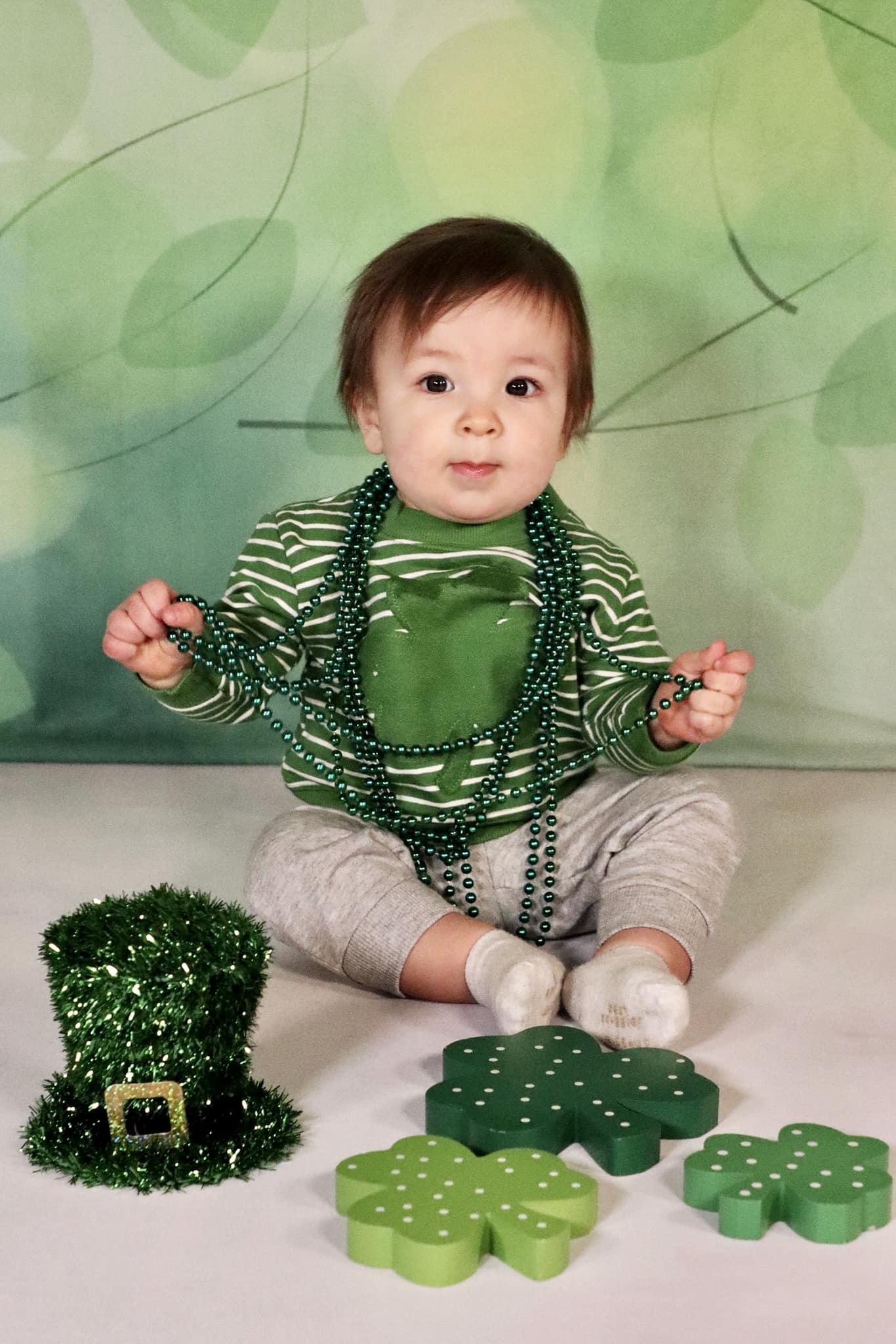 Frühlingsgrün Blätter Fotografie-Hintergrund LV-1926