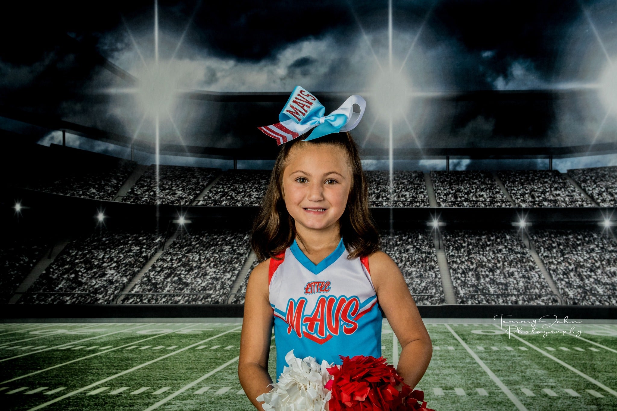 Fußballfeld Hintergrund Stadion Lichter Grüne Rasen Hintergrund G-305