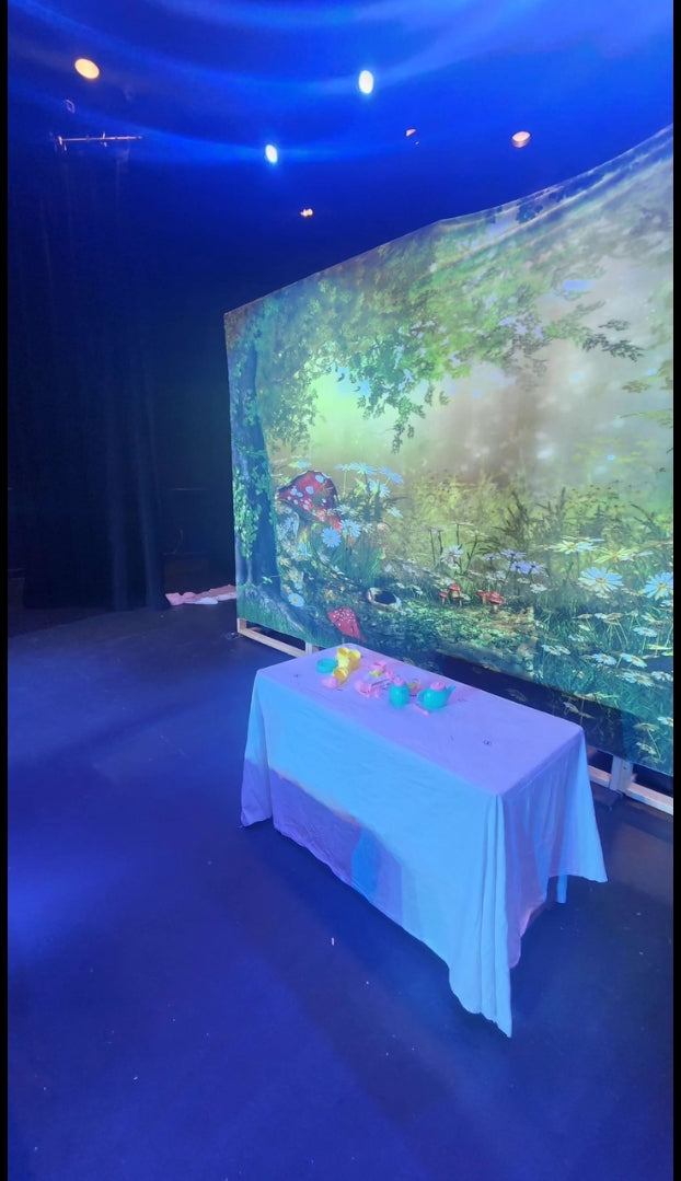 Märchen Wunderland Wald Pilze Hintergrund M6-126