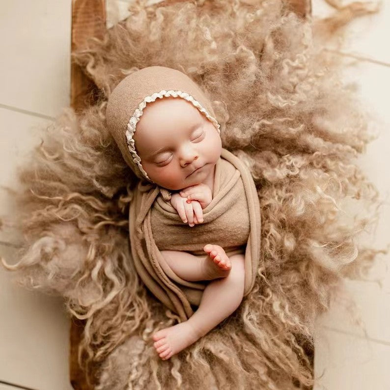 Neugeborenen Fotografie Einfarbig Spitze Stirnband CL9