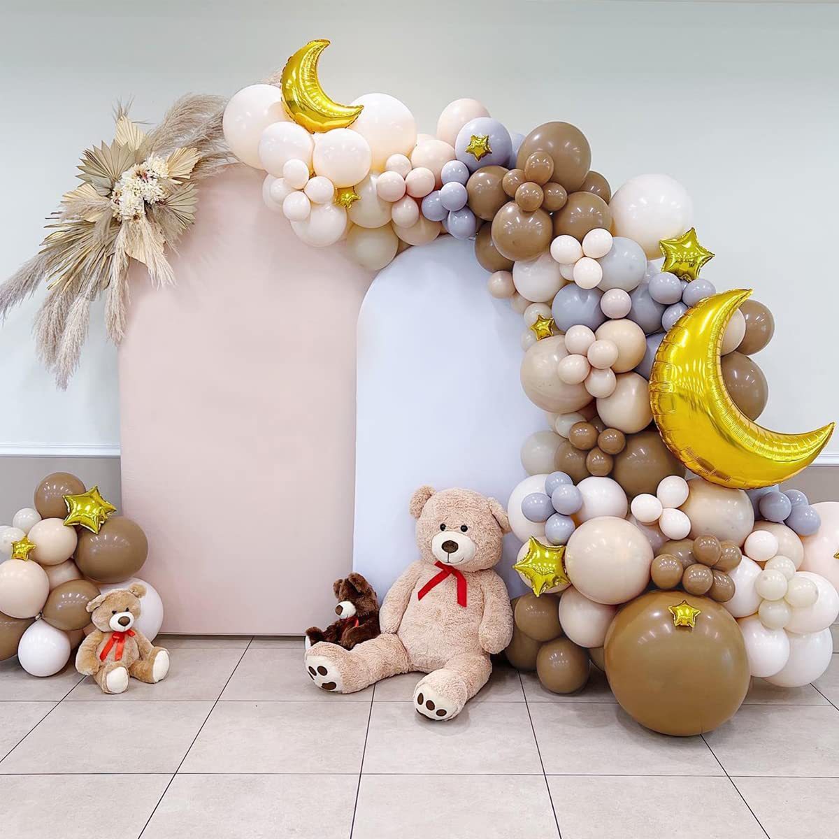 Vintage Cute Star Moon Newborn Party Ballonkette BA19