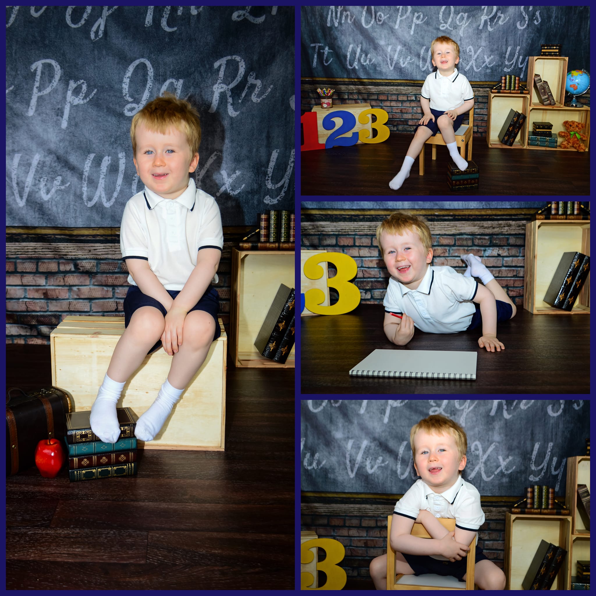 Schultag Chlakboard Kinder Fotografie Hintergrund D843