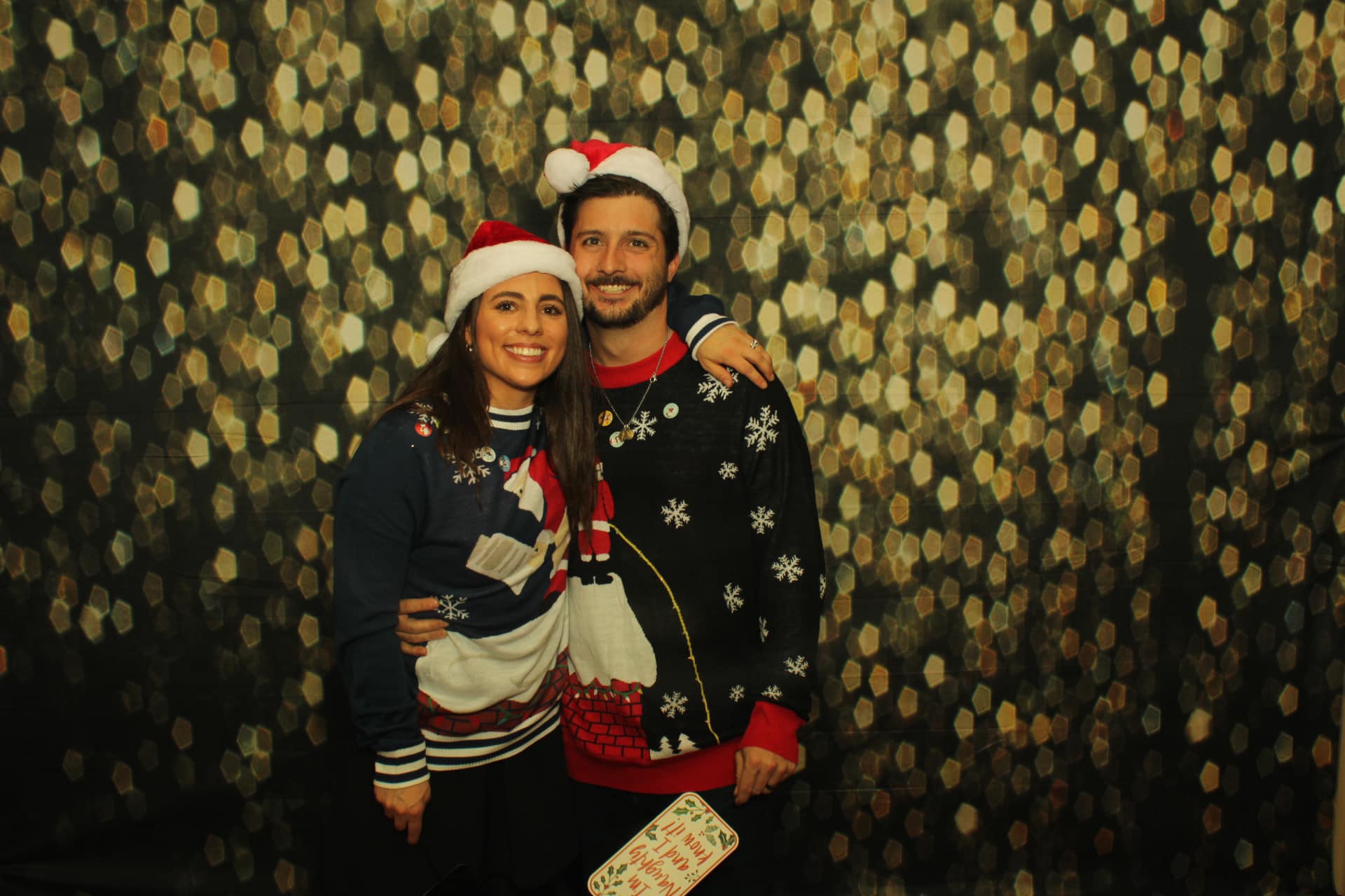 Gold Glitzer Bokeh Hintergrund Partydekorationen M6-12