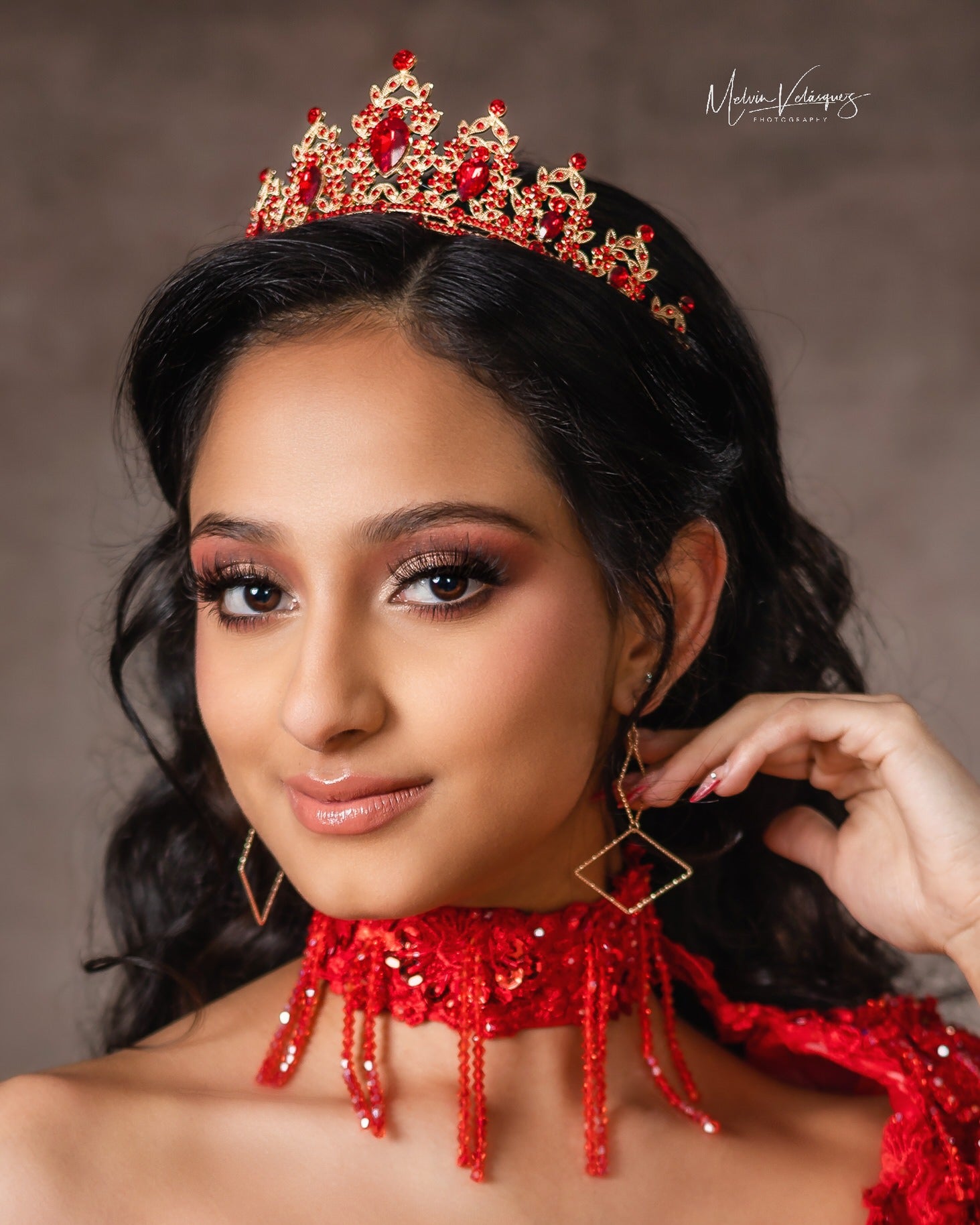 Retro abstrakte braune Dradient-Textur-Studio-Hintergrund für die Fotografie DHP-485