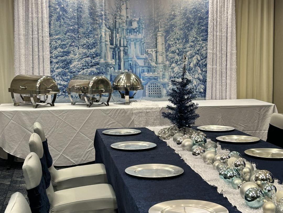 Wunderland Magie Eis Schloss Winterkulisse D852