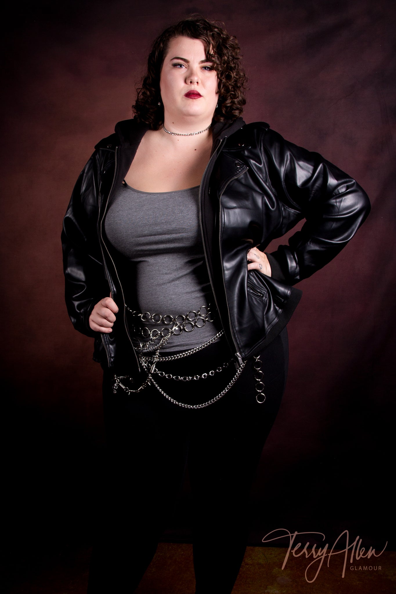 Braune abstrakte Textur Alt Master Stil Fotokabine Hintergrund LV-1321