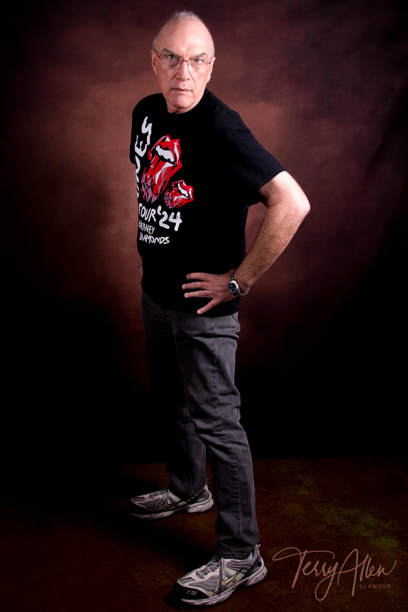 Braune abstrakte Textur Alt Master Stil Fotokabine Hintergrund LV-1321