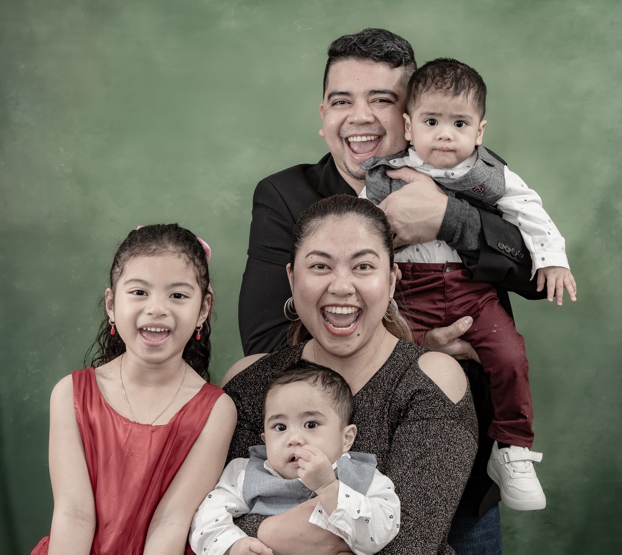 Abstrakter älterer grüner Fotografie-Hintergrund LV-033