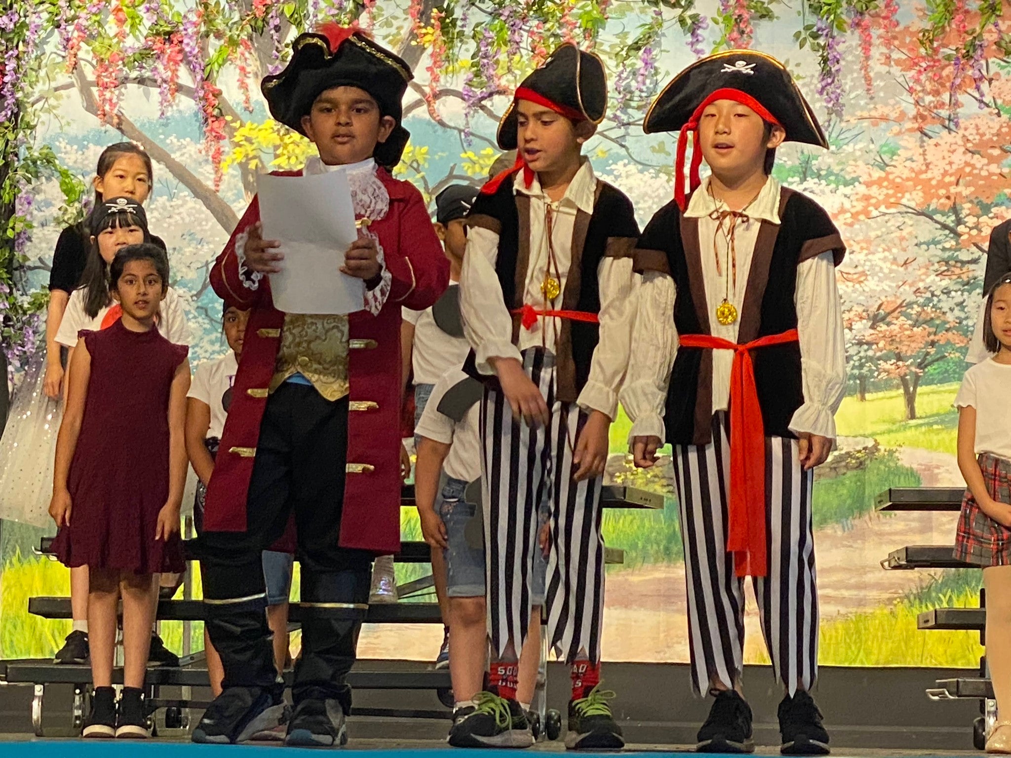 Frühlingsblumen Gebirgslandschaft Baclkdrop für Studio S-2741