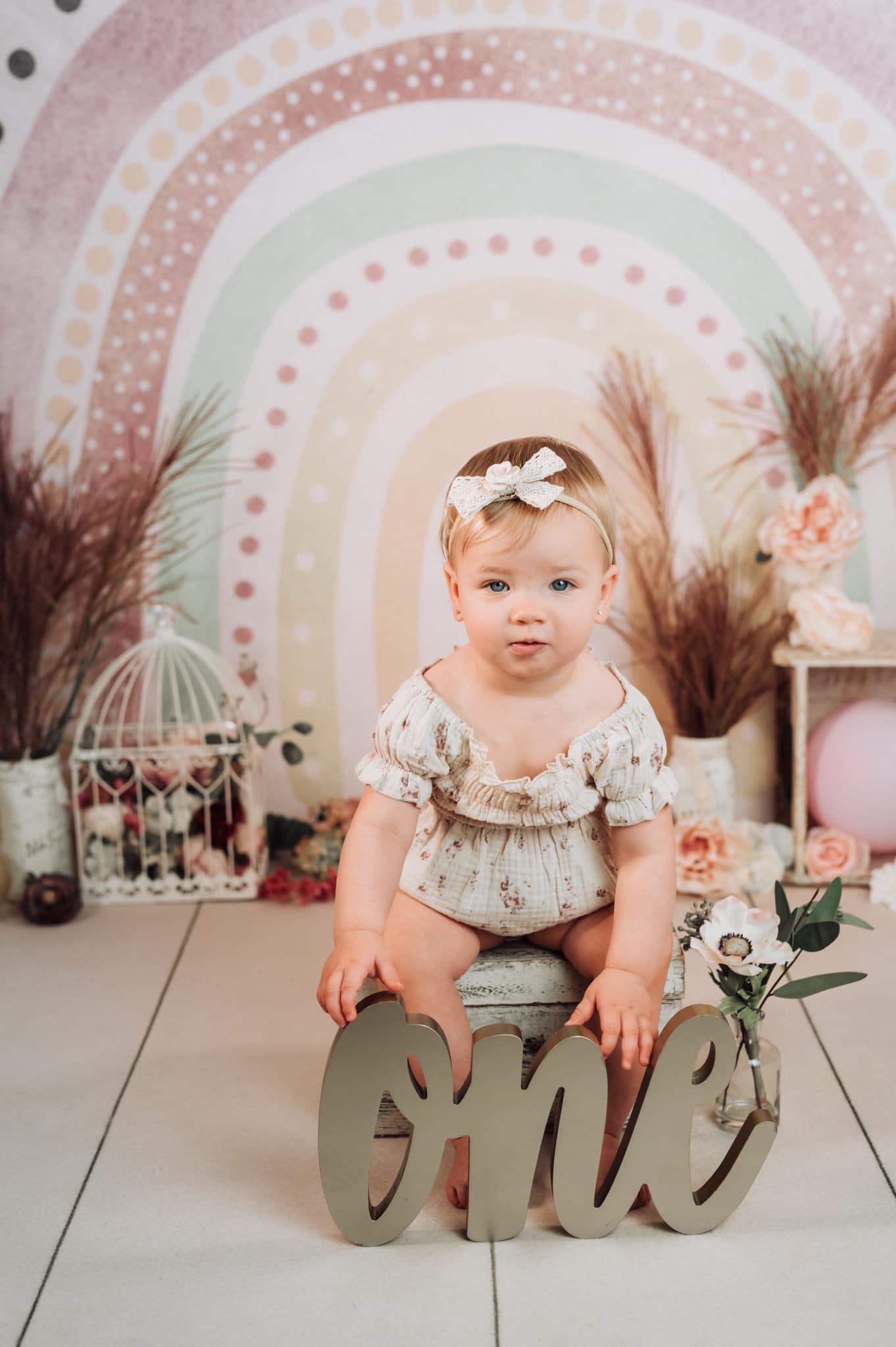 Boho Regenbogen Kinder Baby Fotoshooting Hintergrund D769