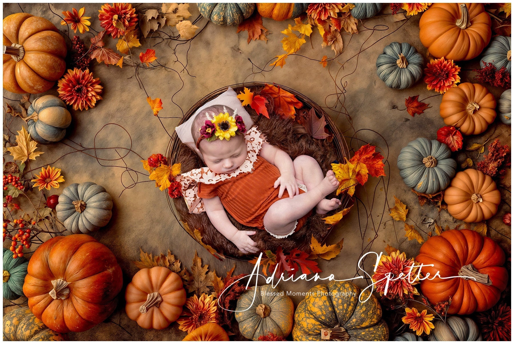 Herbst-Fotohintergrund Kürbisernte Herbstarrangement Herbst-Fotohintergrund MRR9-132