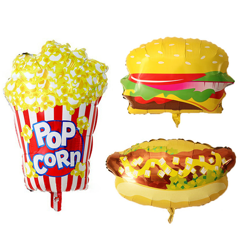 Süßigkeiten Luftballons Donut Eiscreme Folienballons Geburtstag Party Dekoration BA6