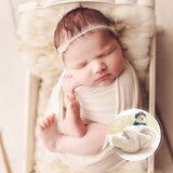 Neugeborenen-Fotografie Einfarbig Weiches Stretch-Tuch CL11