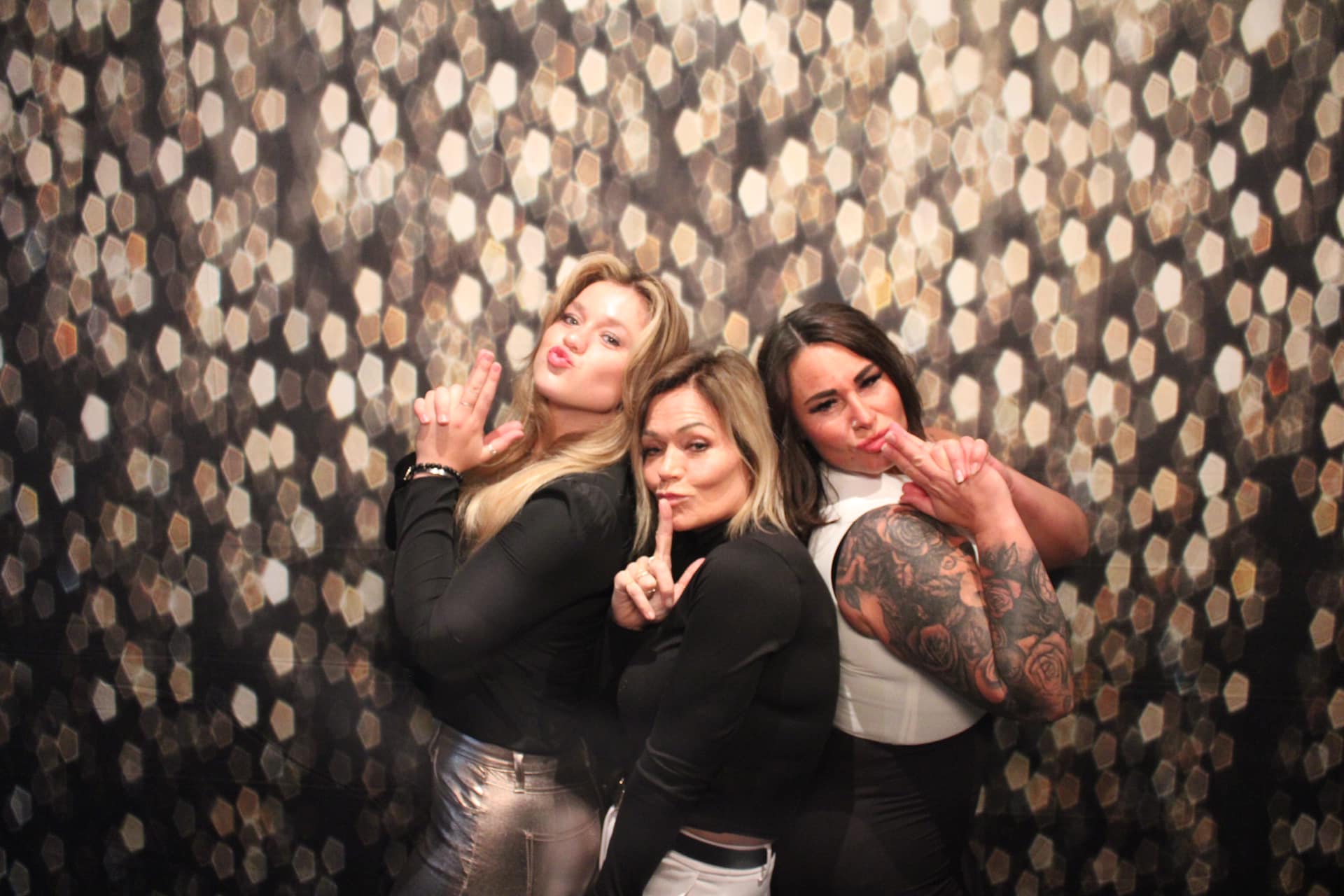 Gold Glitzer Bokeh Hintergrund Partydekorationen M6-12