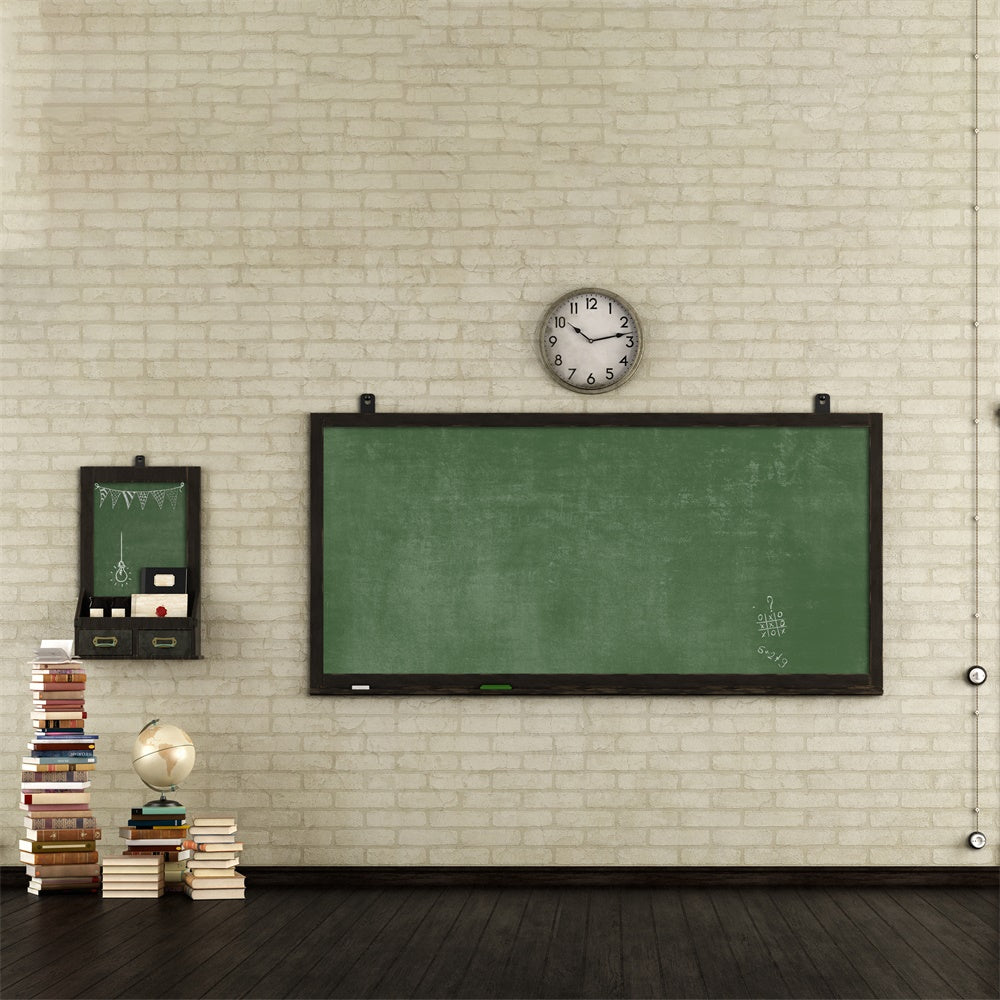 Zurück zu Schule Bücherstapel Fotohintergrund BRP7-32