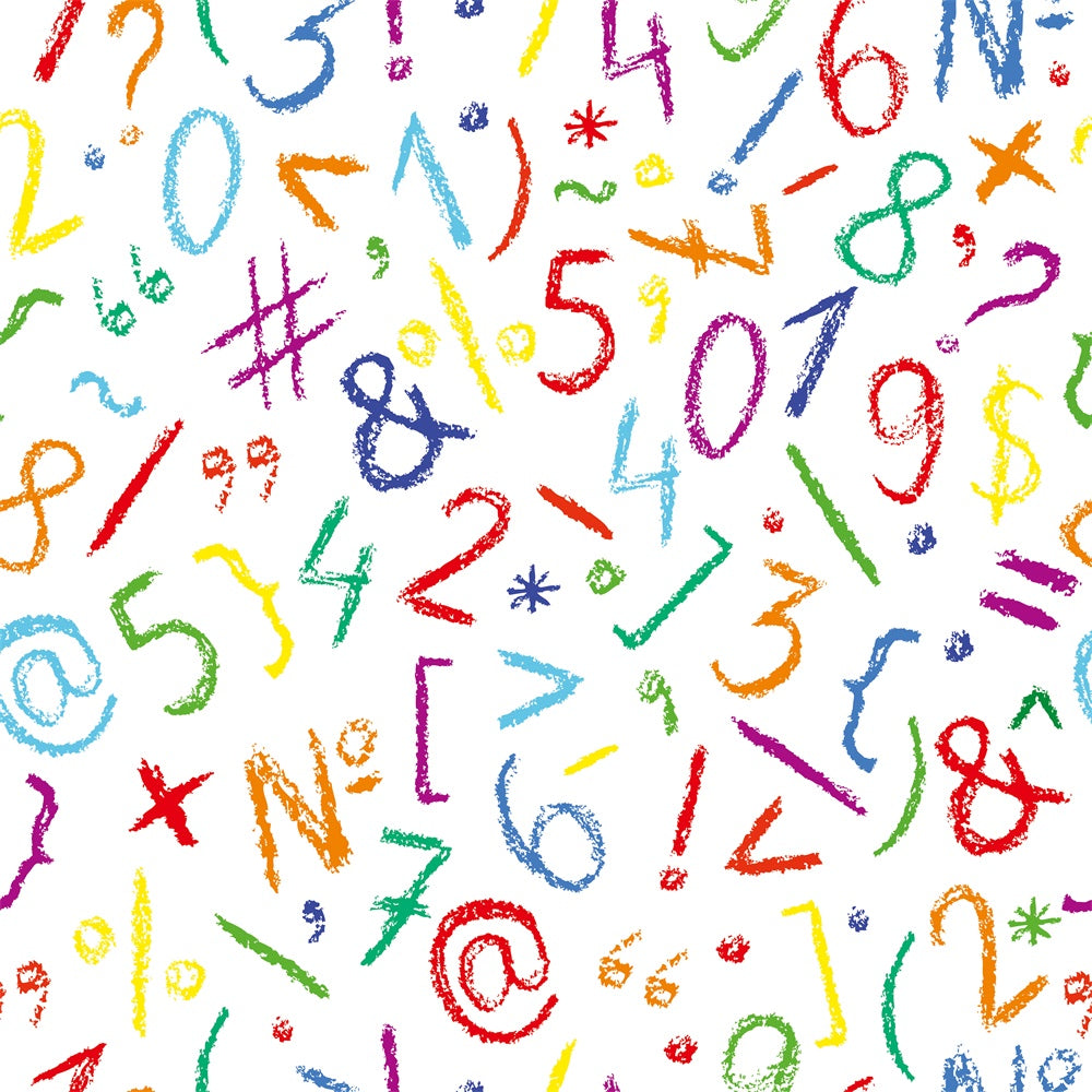 Zurück zu Schule Kreide Zahlen Fotografie Hintergrund BRP7-7