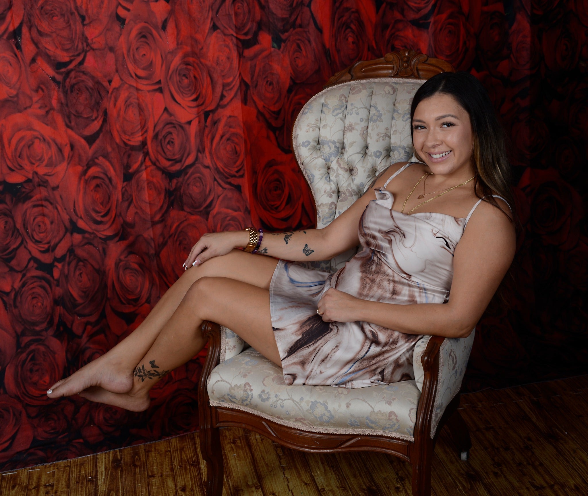 Rote Rose Fotohintergrund für Valentinstag Dekorationen VAT-42