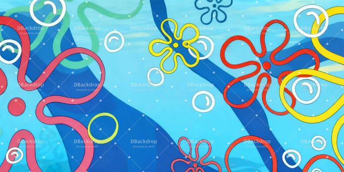 Theaterkulissen „Bikini Bottom Sky“ Musicalkulisse CSH59-T83