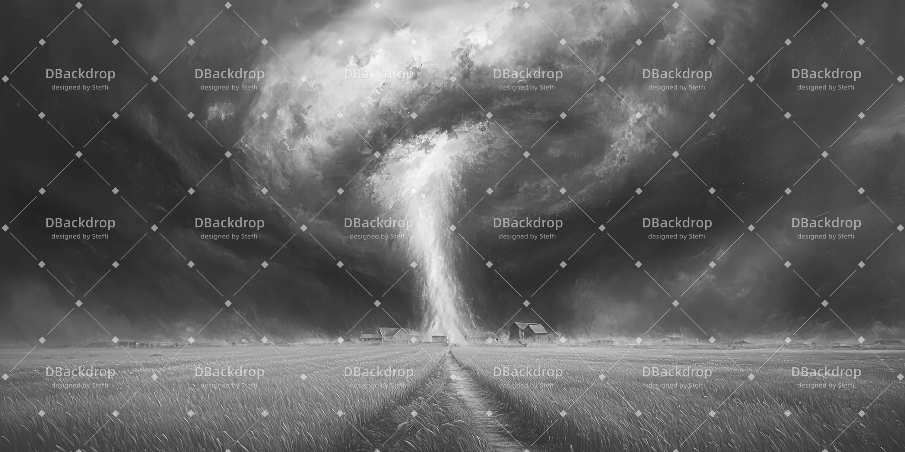 Theaterkulisse „Farm Tornado“ Ideen für Bühnenkulissen CSH59-T92