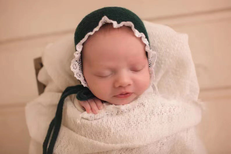 Neugeborenen Fotografie Einfarbig Spitze Stirnband CL9