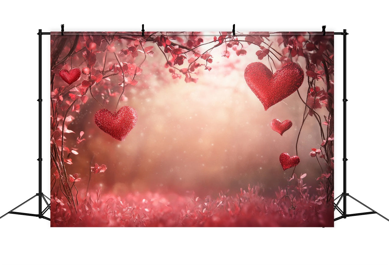 Valentinstag Backdrop Fotografie Herz funkelt verträumt Hintergrund BRP1-118