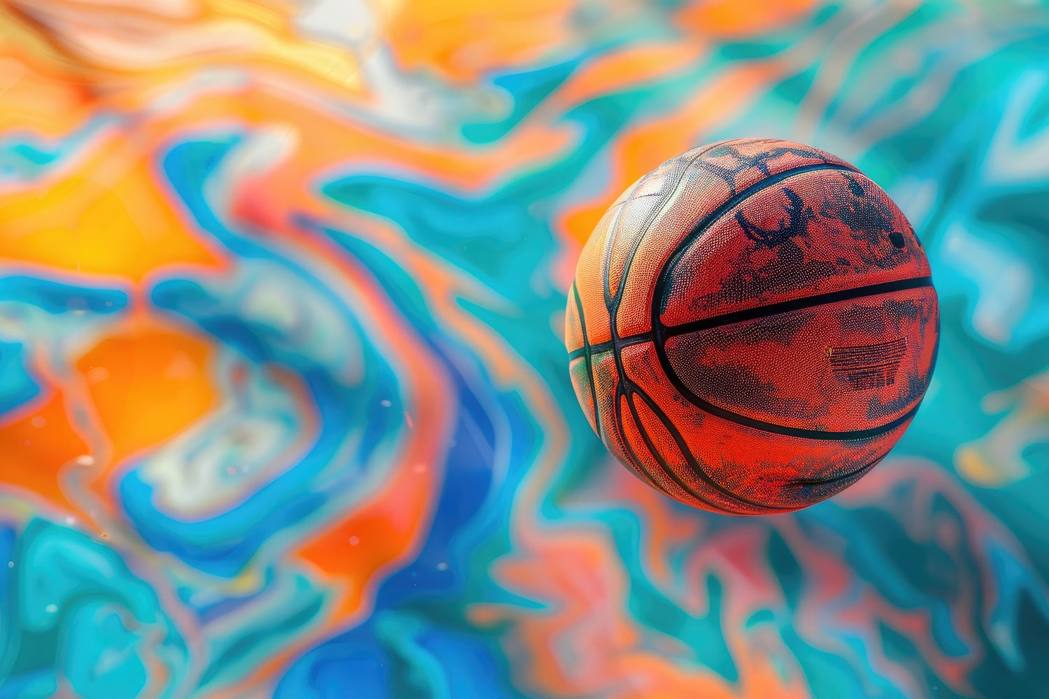 Basketball Thema Hintergrund Modern Abstrakt Wirbel Hintergrund BRP1-331