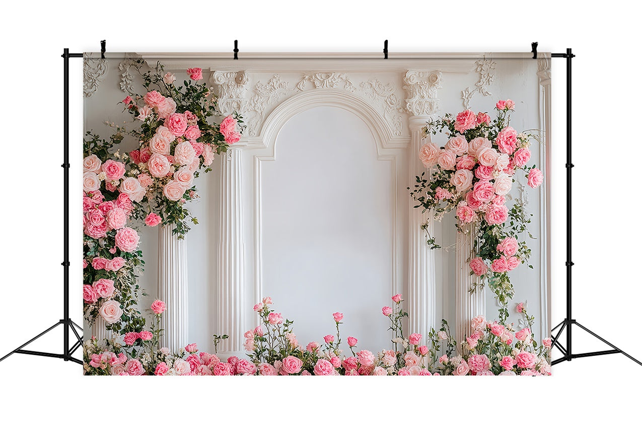 Blume Fotohintergrund Raffinierte Rose Bogen Hintergrund BRP1-358