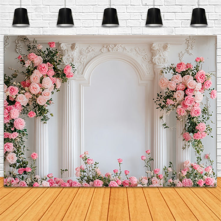 Blume Fotohintergrund Raffinierte Rose Bogen Hintergrund BRP1-358