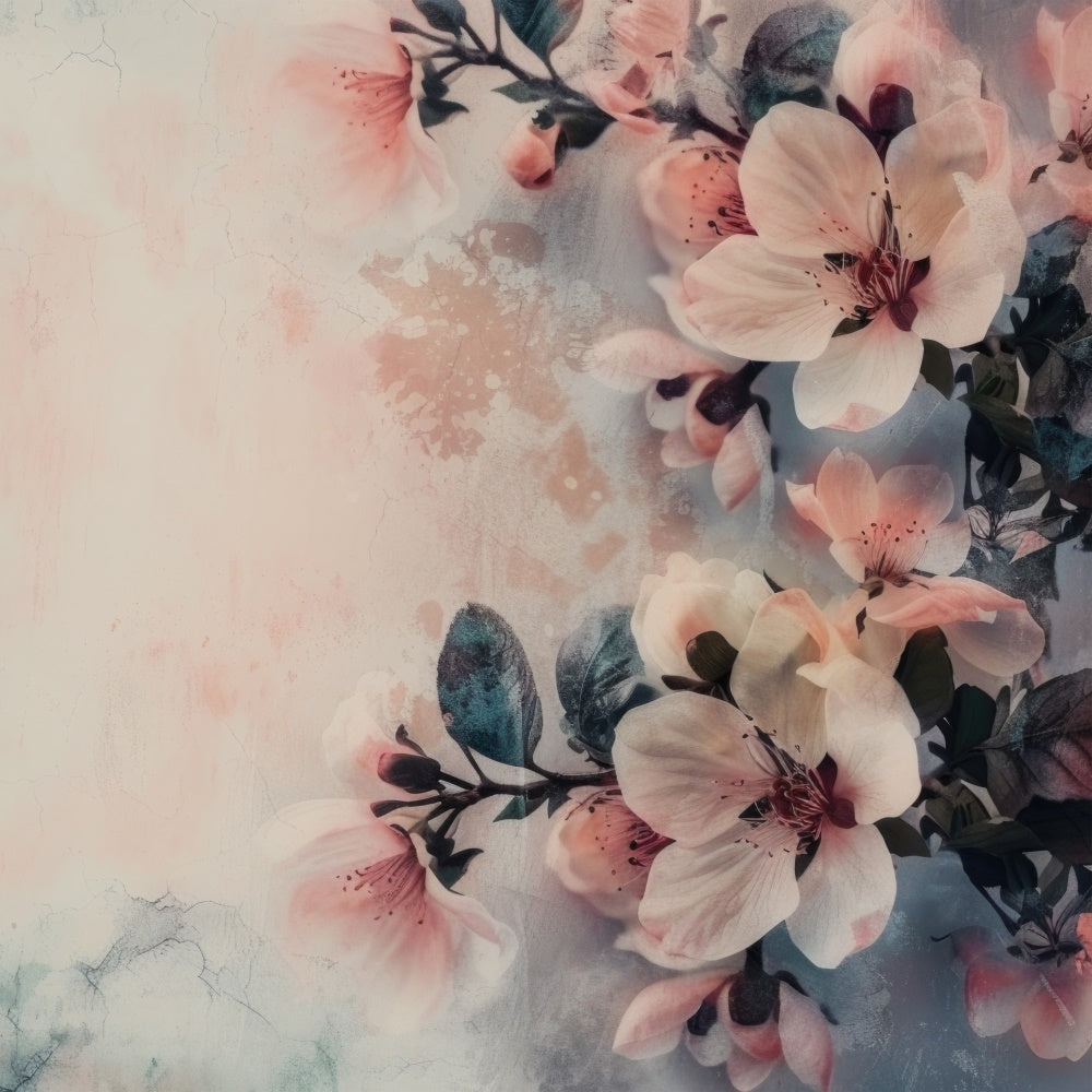 Blumen Fotohintergrund Abstrakt Vintage Blossom Hintergrund BRP1-375