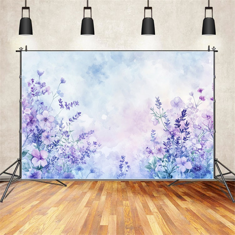 Blume Hintergrund Fotografie Verträumt Pastell Lavendel Hintergrund BRP1-377