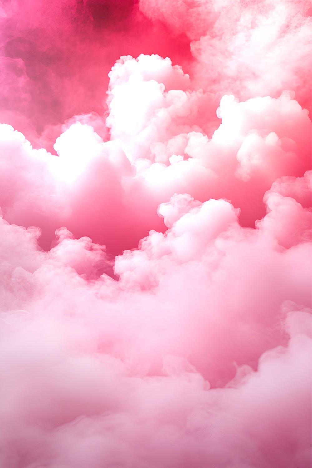 Backdrops Für Boudoir Rosa Flauschige Wolken Fotografie Hintergrund BRP1-491