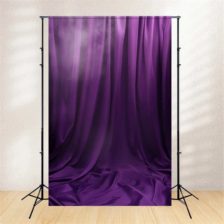 Boudoir Backdrops Luxuriöser Königlich Lila Vorhang Backdrop BRP1-493