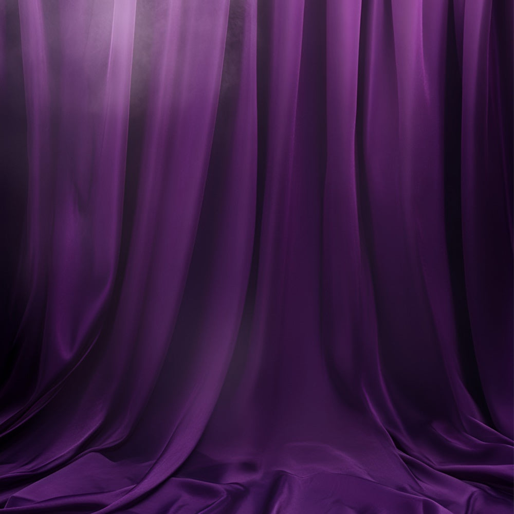 Boudoir Backdrops Luxuriöser Königlich Lila Vorhang Backdrop BRP1-493