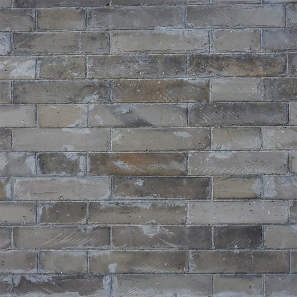 Fotografie Boden Backdrops Verwitterte Graue Ziegel Boden Backdrop BRP1-537