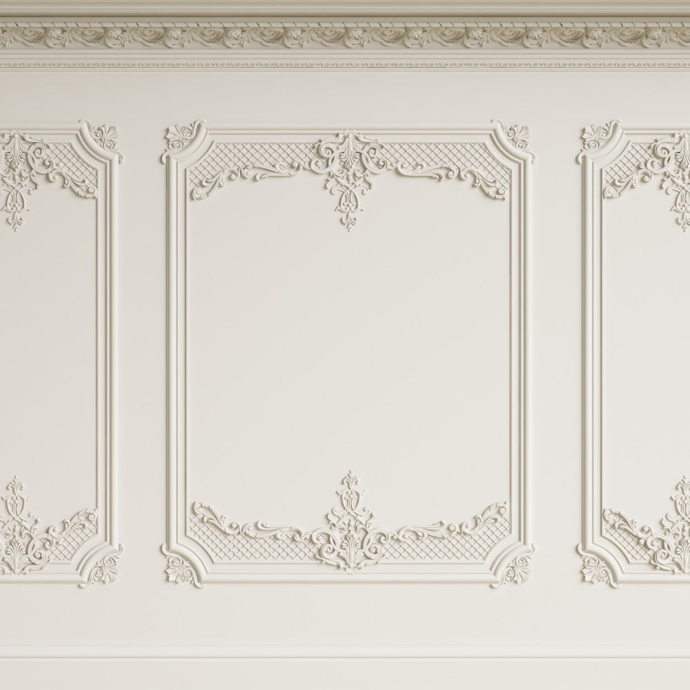 Retro Fotohintergrund Nostalgisch Creme Wandhintergrund BRP10-270