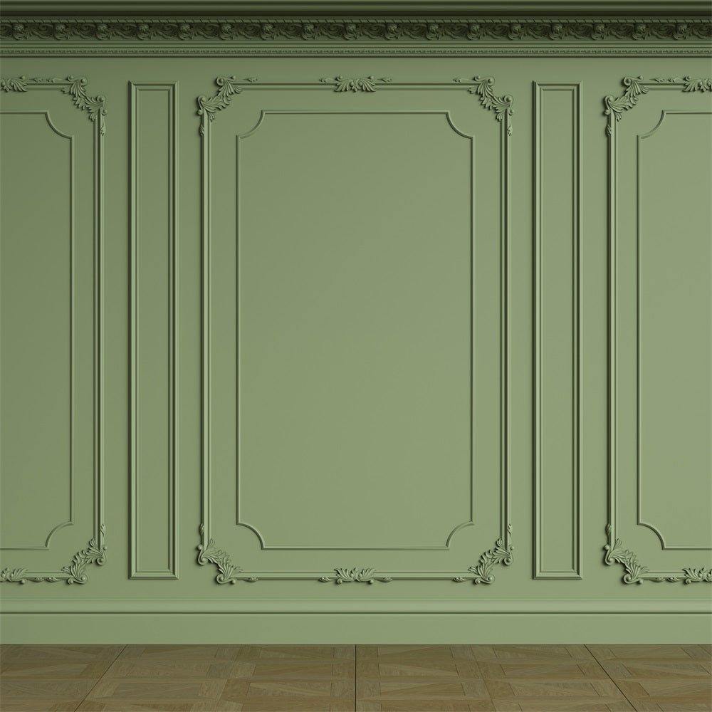 Retro-Fotohintergrund Wunderschön detailliert Grüner Hintergrund BRP10-273