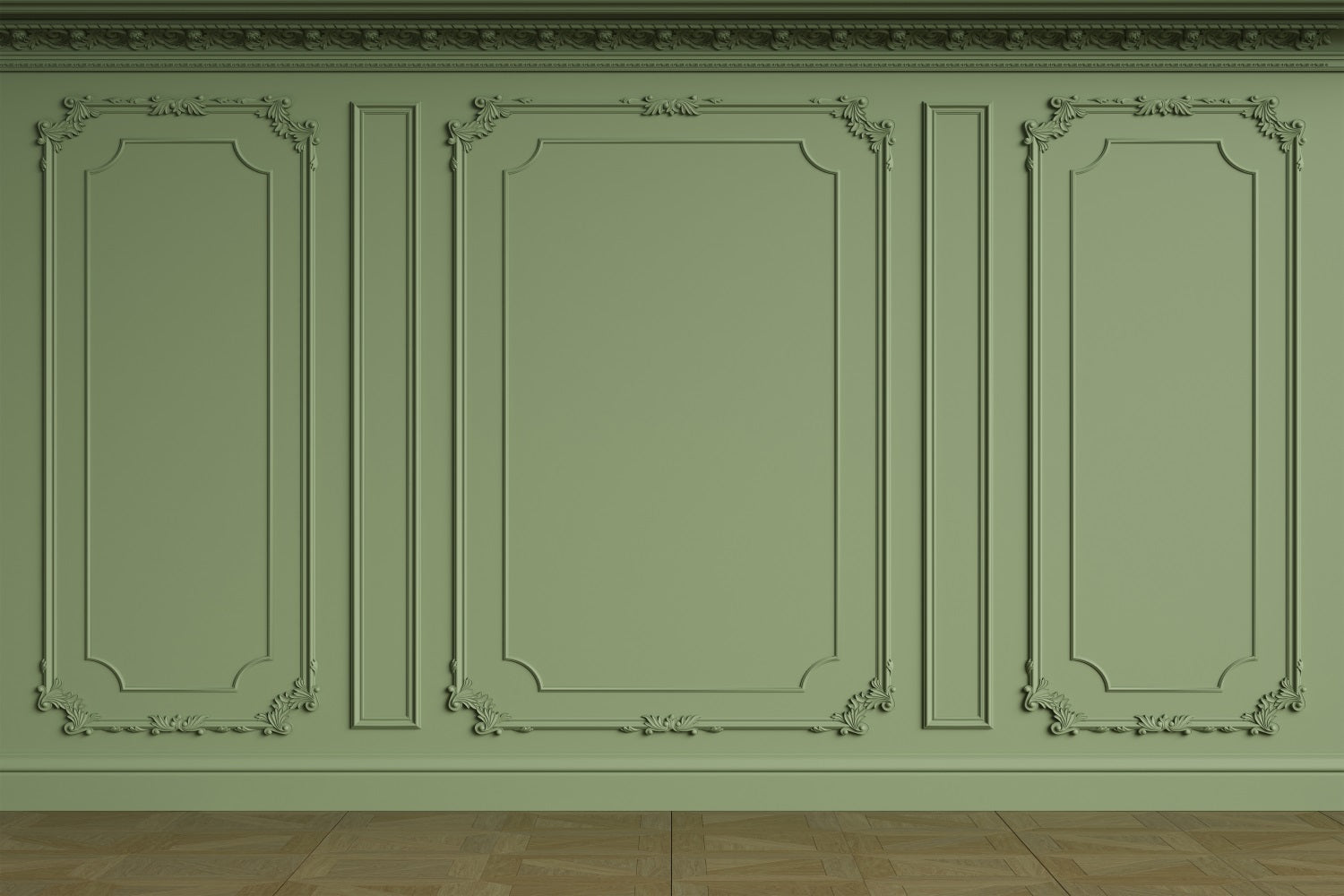 Retro-Fotohintergrund Wunderschön detailliert Grüner Hintergrund BRP10-273