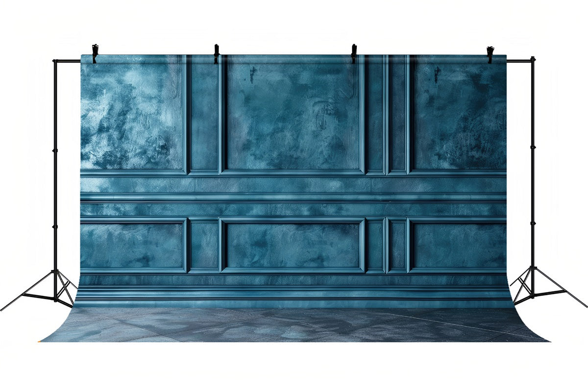 Blauer Retro Hintergrund Klassisch Strukturierte Wand Hintergrund BRP10-277