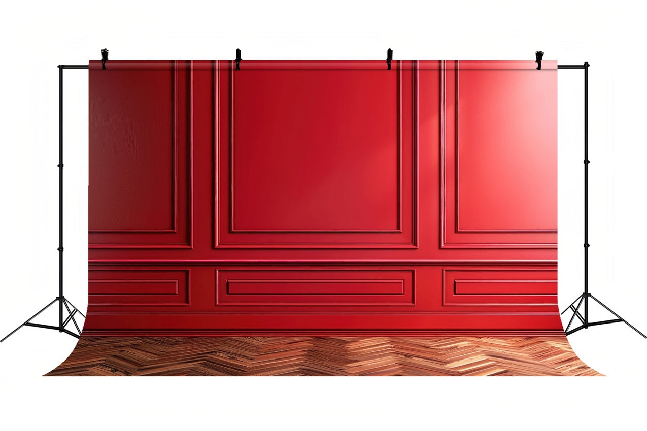 Retro Stil Hintergründe Klassisch Vintage Rot Wand Hintergrund BRP10-278