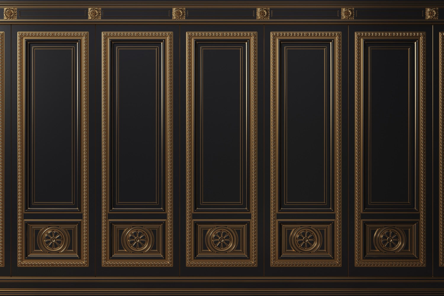 Retro-Themenhintergrund Klassisch Goldener Dekorativer Hintergrund BRP10-280